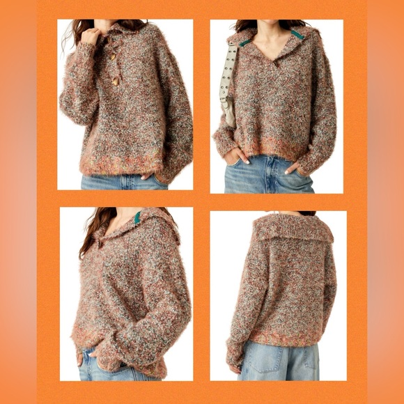 Free People Sweaters - Free People Stellar Pullover Sweater in
Auburn Bay NWT MEDIUM